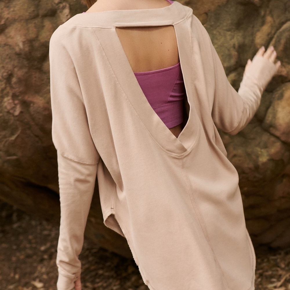 FP Movement by Free People Long Sleeve Top in Cream